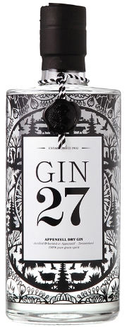 Gin 27 GP mit 2 Kupferbecher 43% Vol. / 70 cl.