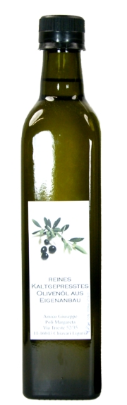 Olivenöl kaltgepresst 100 cl.